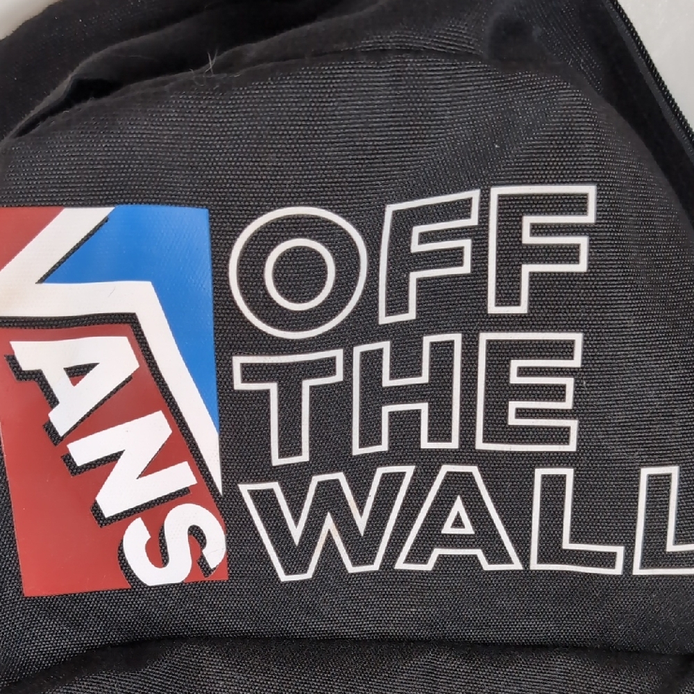 Vans Black Backpack with Logo